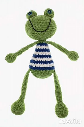 Лягушонок амигуруми игрушка ручной работы