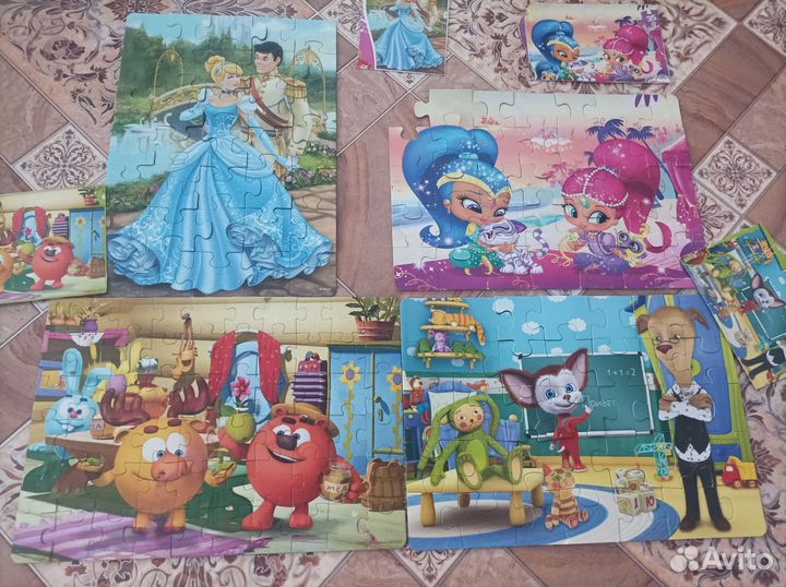 Крупные пазлы