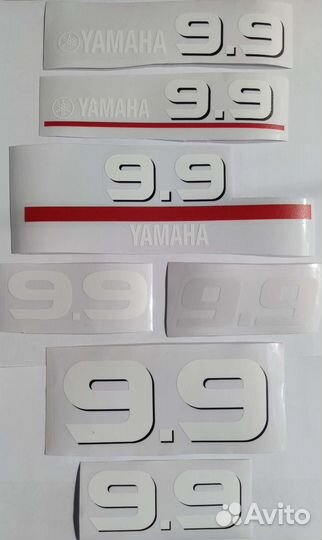 Шильда и наклейка 9.9