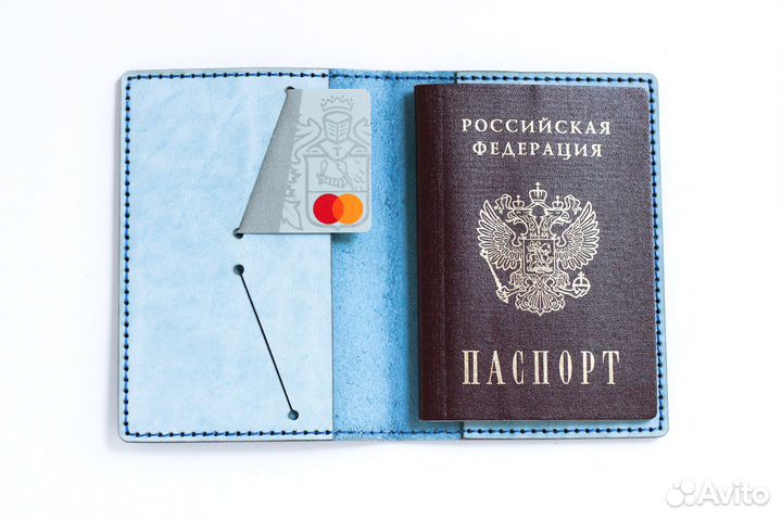 Чехол на паспорт из натуральной кожи