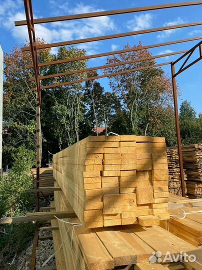 Брус обрезной 100х150х6000мм