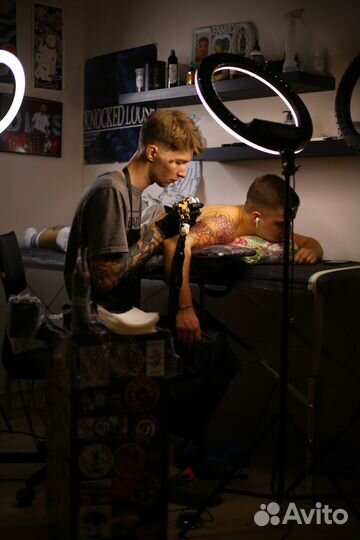 Аренда Рабочего места в тату студии/Все расходники