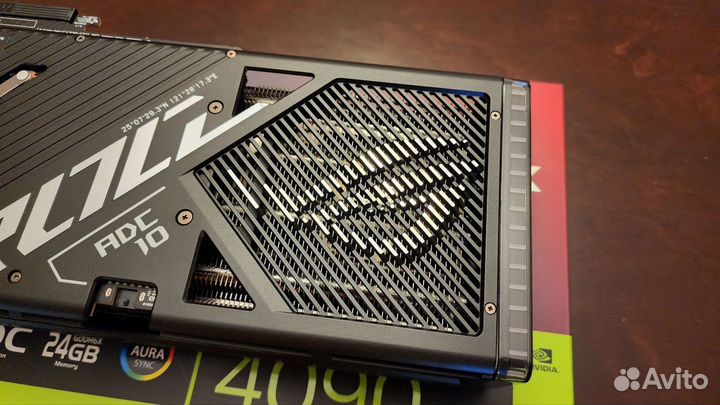 Самая топовая видеокарта Asus Rog Strix RTX 4090