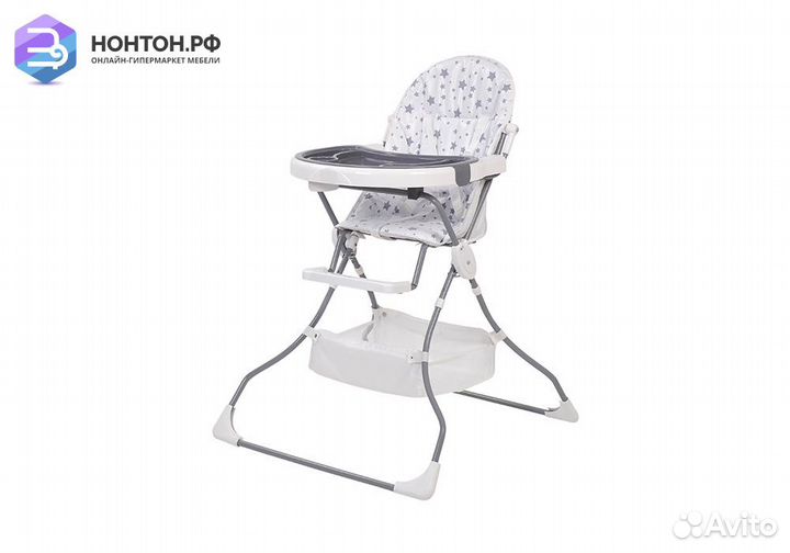 Стульчик для кормления Polini kids 252 Звезды белы