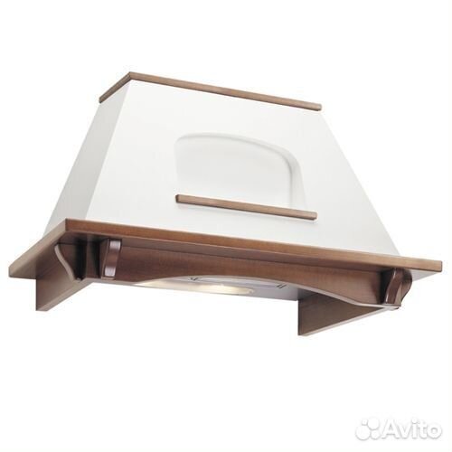 Вытяжка falmec melissa/tulip walnut white 90 (пристенная,белый корпус+орех)