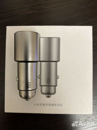 Автомобильная зарядка Xiaomi charger qs 3.0 grey s