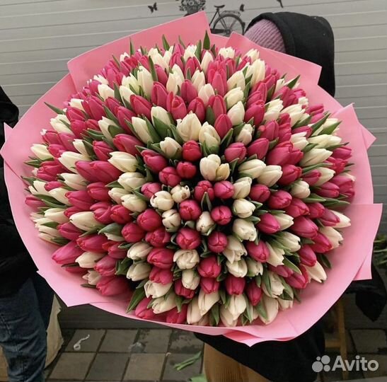 Тюльпаны опт 19 25 49 101 201 Цветы Букеты