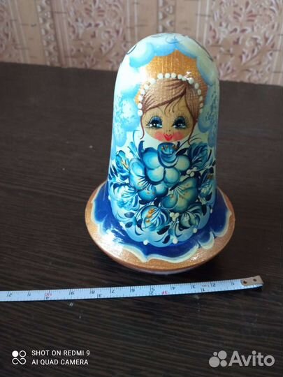 Матрешка-неваляшка, деревянный сувенир