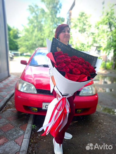 Букет красных роз цветы доставка