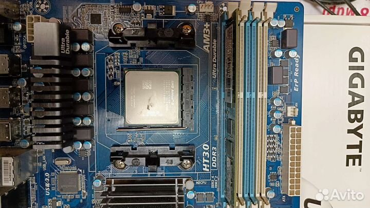 Материнская плата gigabyte GA-970A-D3+процессор