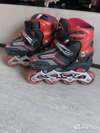 Роликовые коньки детские размер 31-34