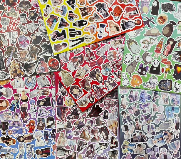 Наклейки А4 аниме/комикс/ k-pop