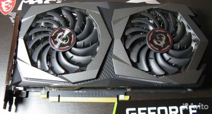 Видеокарта GTX 1650 4GB MSI