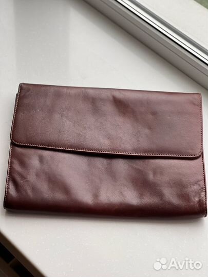 Кожаная папка для документов формат А4