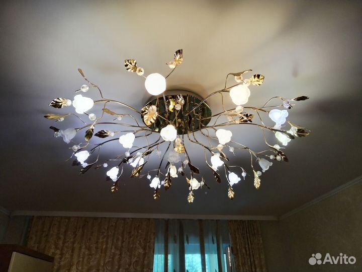 Люстра потолочная светодиодная бу