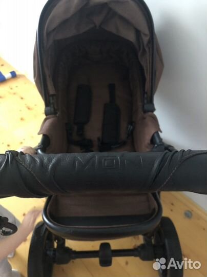 Коляска 2 в 1 moon nuova + допы