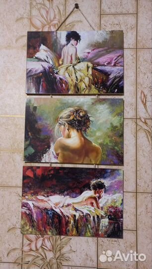 Репродукция, тройной постер