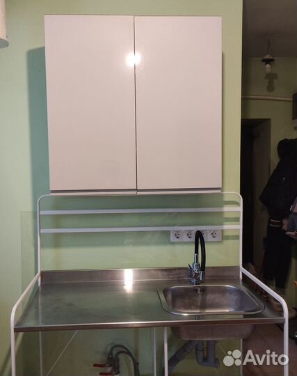 Мини кухня суннерста IKEA и шкаф навесной