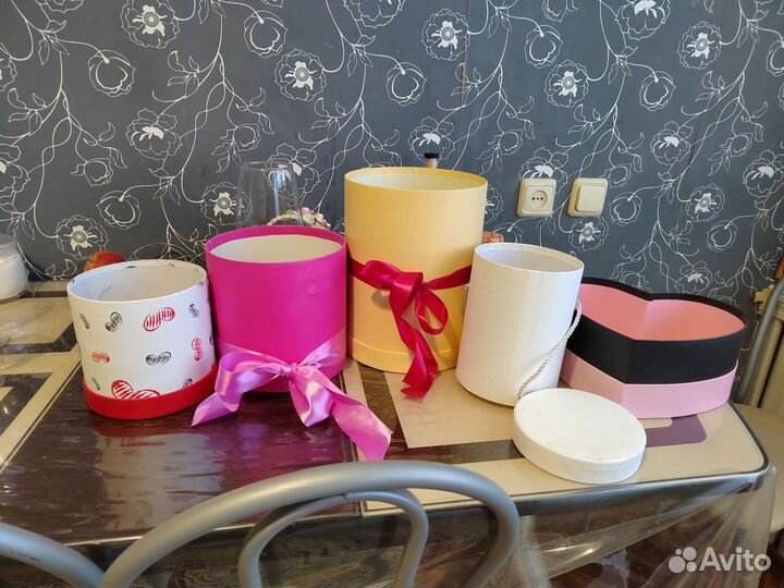 Картонные коробки для цветов