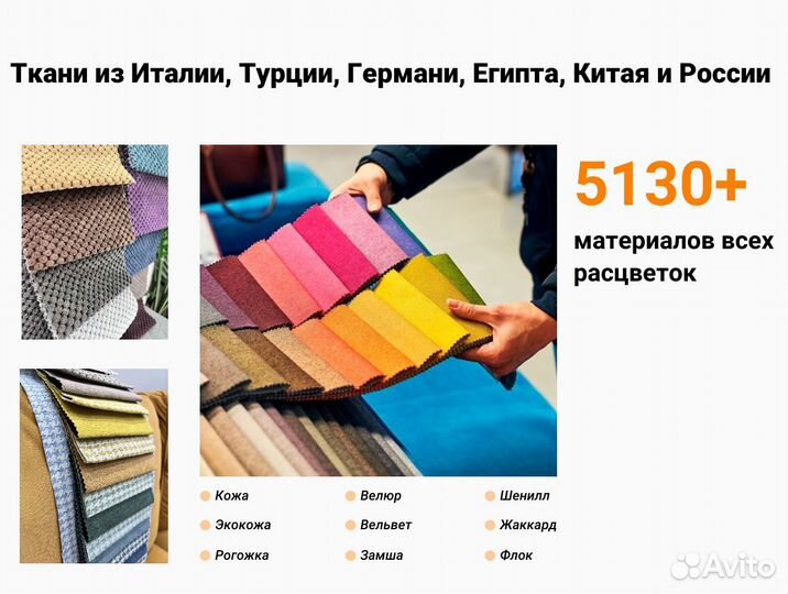 Перетяжка мягкой мебели в Москве