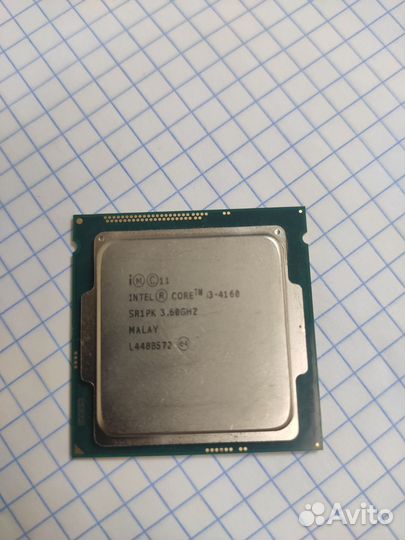 Процессор Intel core i3 4160