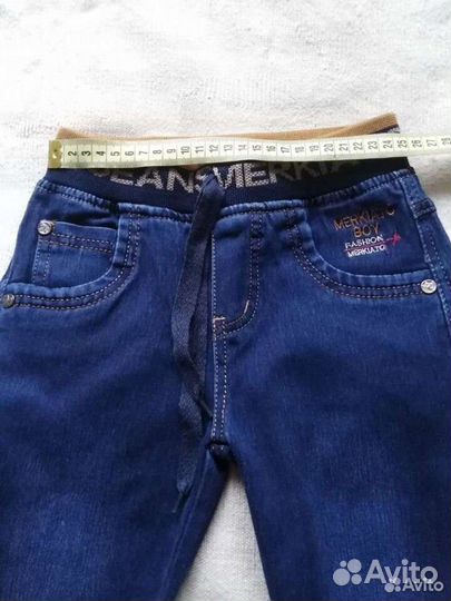 Летние джинсы на мальчика 4-6 лет