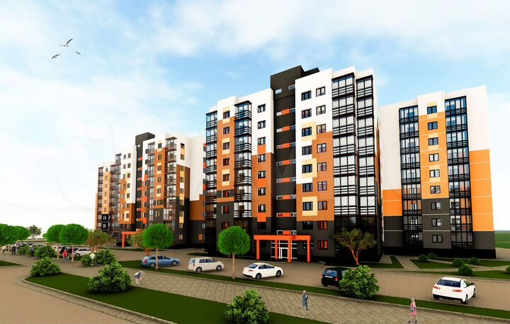 1-к. квартира, 35,4 м², 7/9 эт.