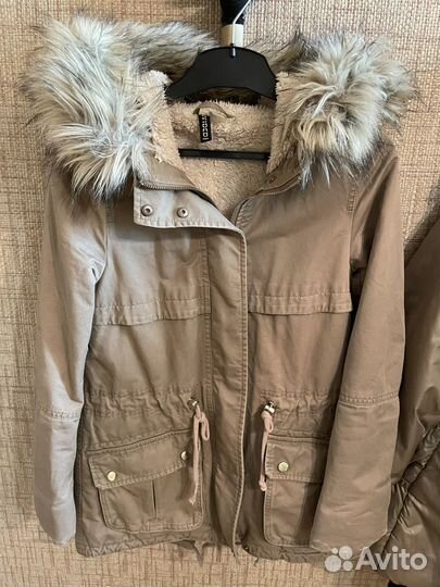 Парка на меху H&M