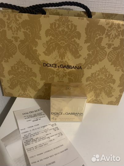Dolce gabbana gold the one
