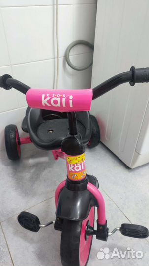 Детский трёхколёсный велосипед для девочки розовый