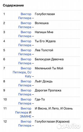 Виктор Петлюра - Голубоглазая CD Rus