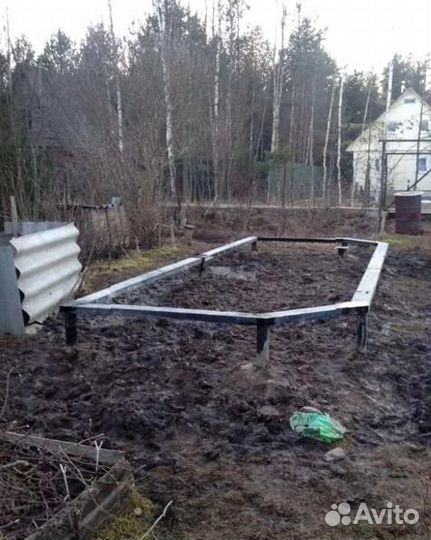 Свайно винтовой фундамент