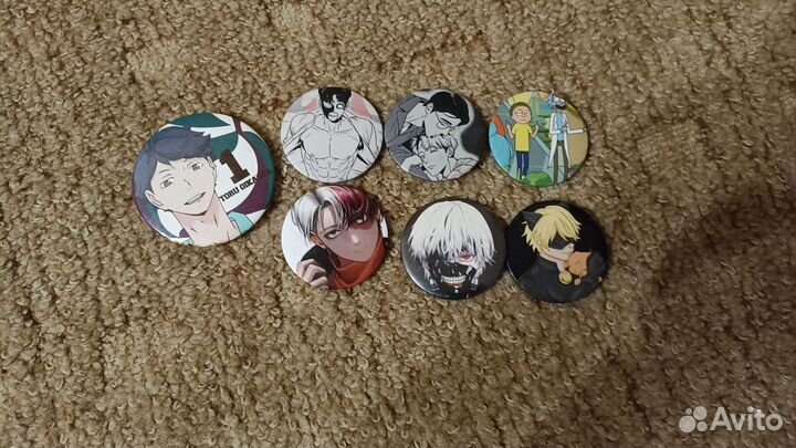 Аниме значки