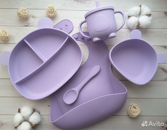 Посуда для малышей из пищевого силикона