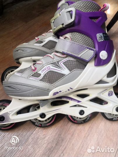 Ролики oxelo раздвижные 35-38