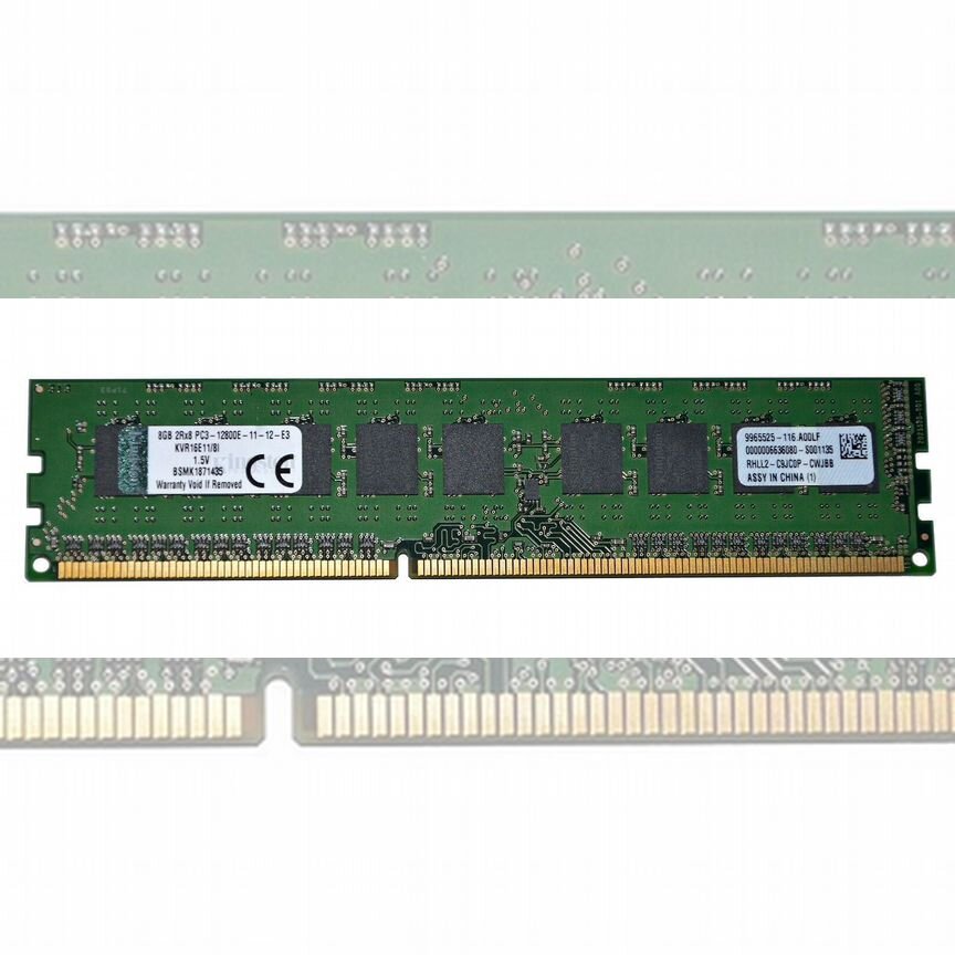 [KVR16E11/8I] Оперативная Память Kingston 8gb 2rx8 Kvr16e11/8i