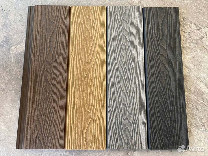 Фасадная панель EasyDecking Черное дерево 156х21х3010