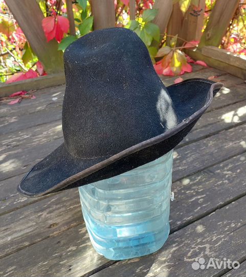Шляпа фетровая винтаж