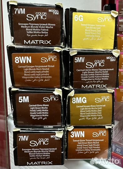 Краски для волос матрикс