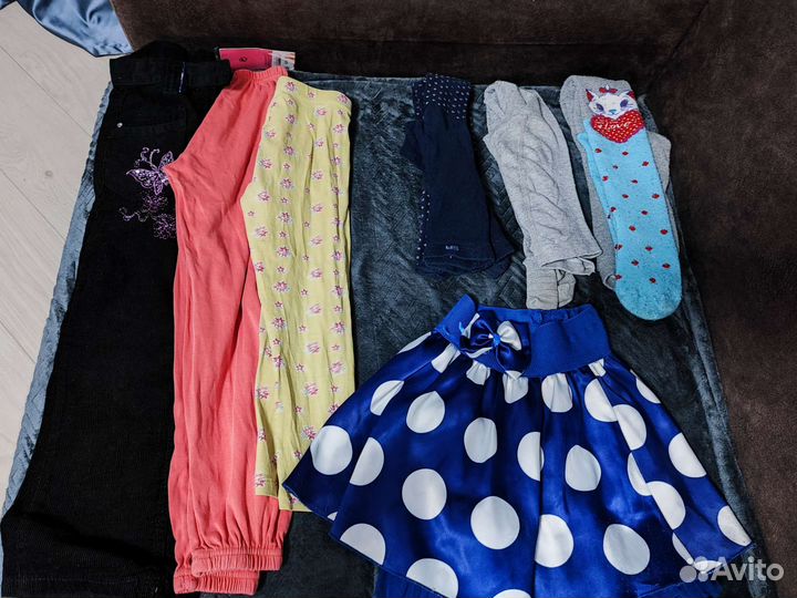 Пакет вещей для девочки 104-110 (19шт)