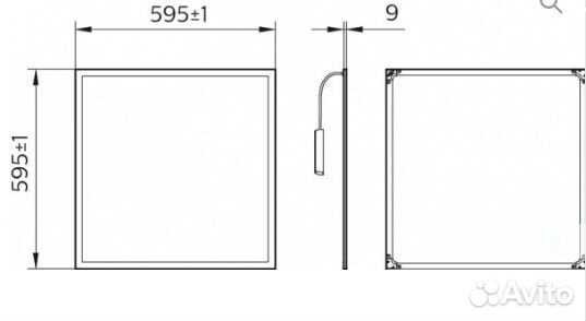 LED светильник Philips встраиваемый