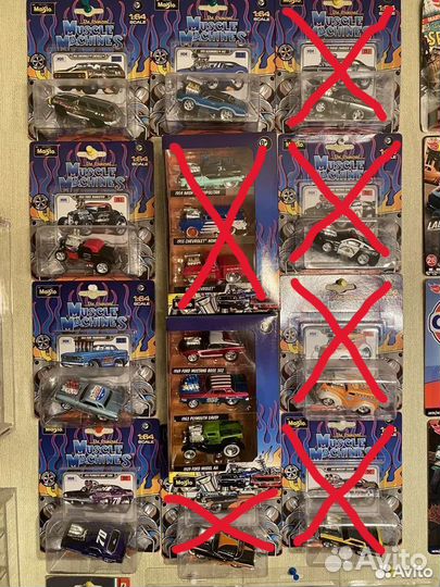 Машинки Maisto серия Muscle Machines 1/64