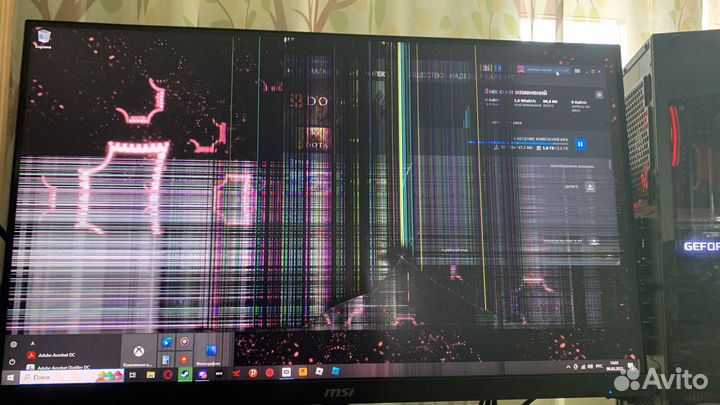 Сломанный монитор msi 27”
