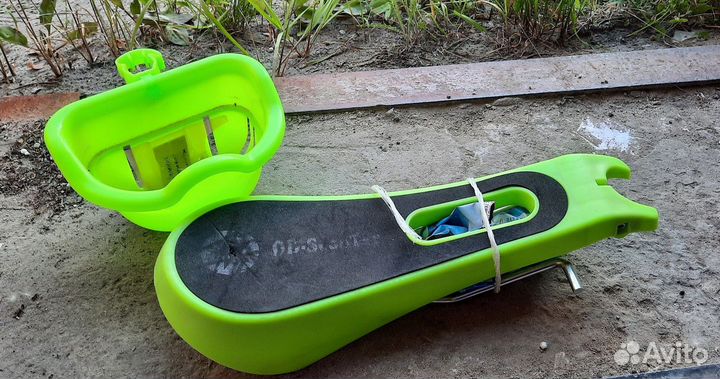 Самокат детский трехколесный с сиденьем