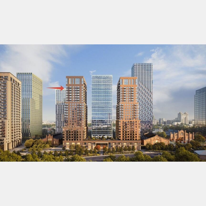 1-к. квартира, 39,6 м², 23/26 эт.