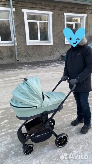 Коляска люлька для новорожденных бу