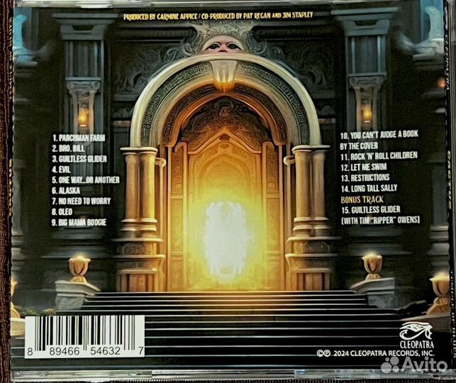 CD диски Cactus - Temple Of Blues new album 2024