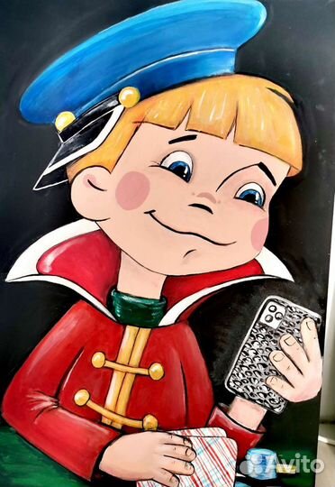 Интерьерная картина на холсте большая