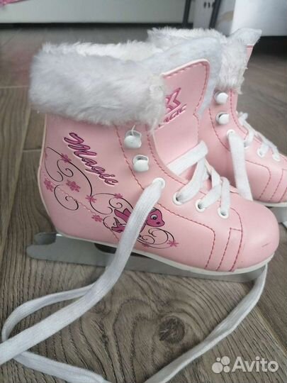 Коньки с двойным лезвием