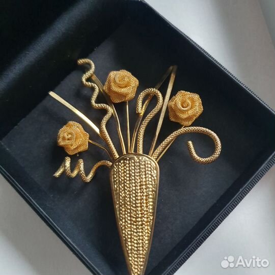 Винтажная брошь США